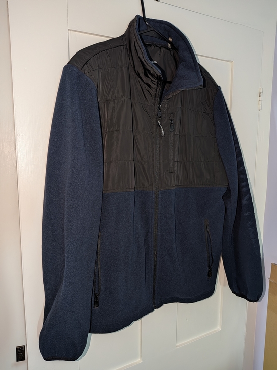 Calvin Klein Other - Calvin Klein Navy and Black Hybrid Performance Jacket